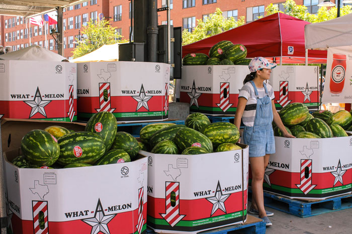 Dallas Farmers Market Watermelons