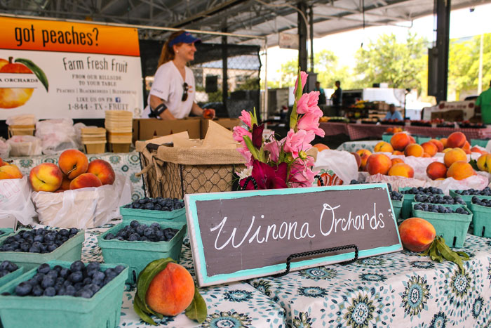 The Dallas Farmers Market Food Stalls