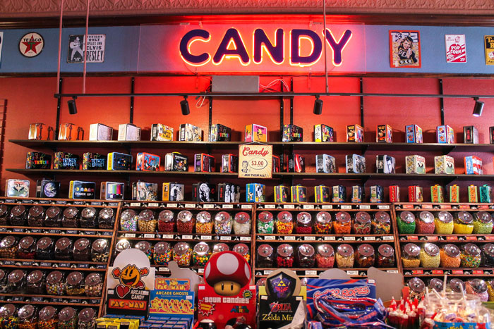 Candy Store Mom and PopCorn Downtown McKinney, TX