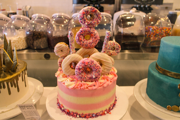 Pink Donut Cake