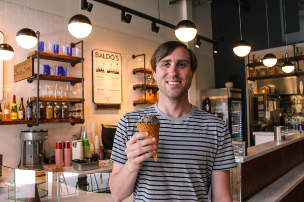 Cookies 'N Cream at Baldo's Ice Cream Shop
