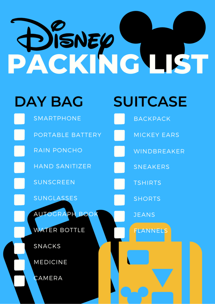 Disney World Packing List