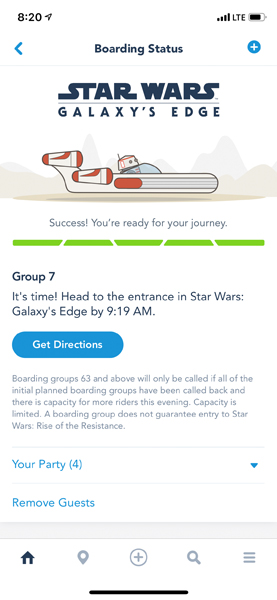 Rise of the Resistance Boarding Group 7