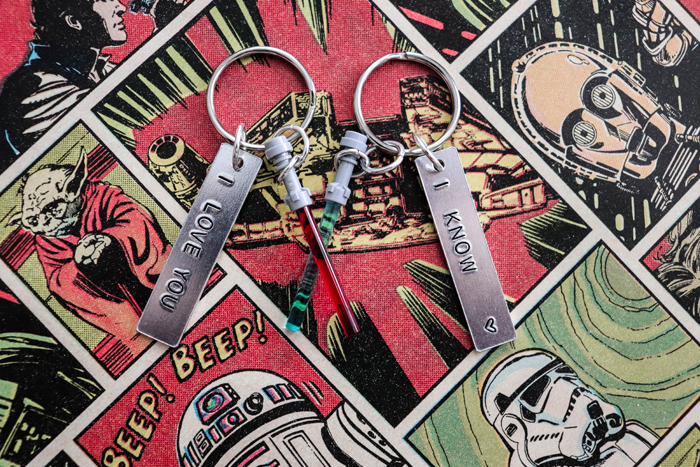 Star Wars Keychain Etsy Disney I Love You I Know